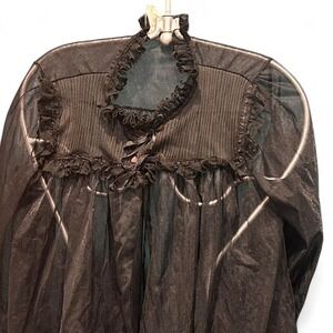 WOMENS TRUE VINTAGE LINGERIE‎ BLACK BABYDOLL S